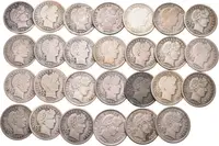 Soubor mincí - Dime 1892, 1897, 1898, 1899, 1899 O, 1900 S, 1901 O, — 1