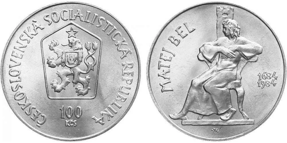 100 Kčs 1984 - Matej Bel
