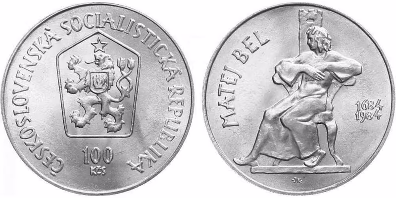 100 Kčs 1984 - Matej Bel