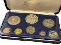 Barbados, Sada oběžných mincí 1974 - PROOF