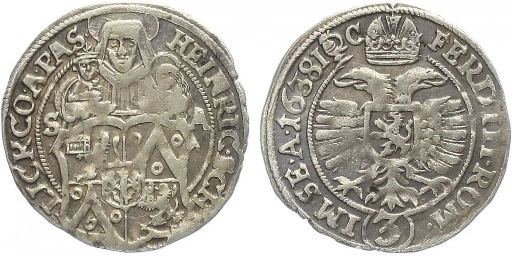 Šlik Jindřich, 1612 - 1650 — 1