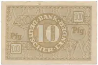Německo - NSR, 10 Pfennig (1948), chybotisk v ornamentu, Ros.251b - fotografie 2