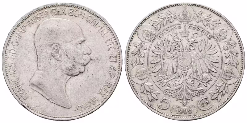 5 Koruna 1909