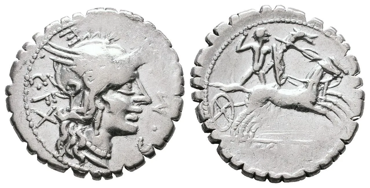 L. Licinius Crassus, Cn. Domitius Ahenobarbus, M. Aurelius Scaurus, L. Cosconius, — 1