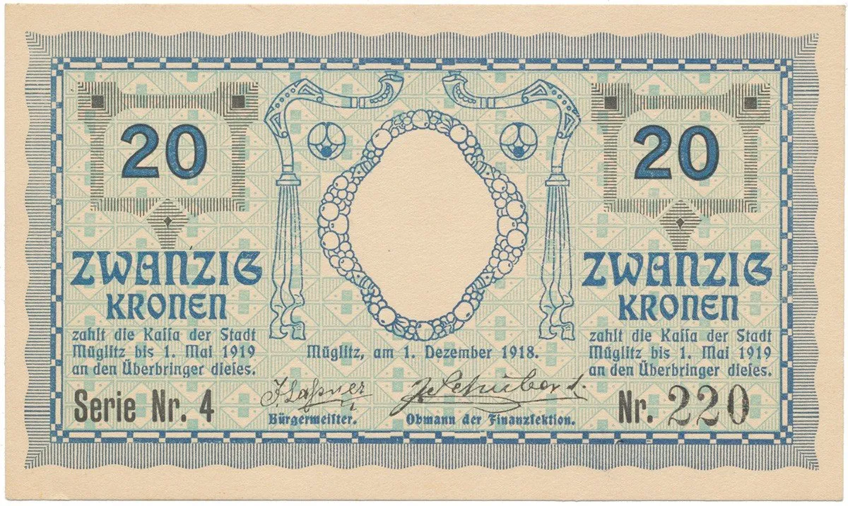 Nouzovky české od roku 1914 — 1