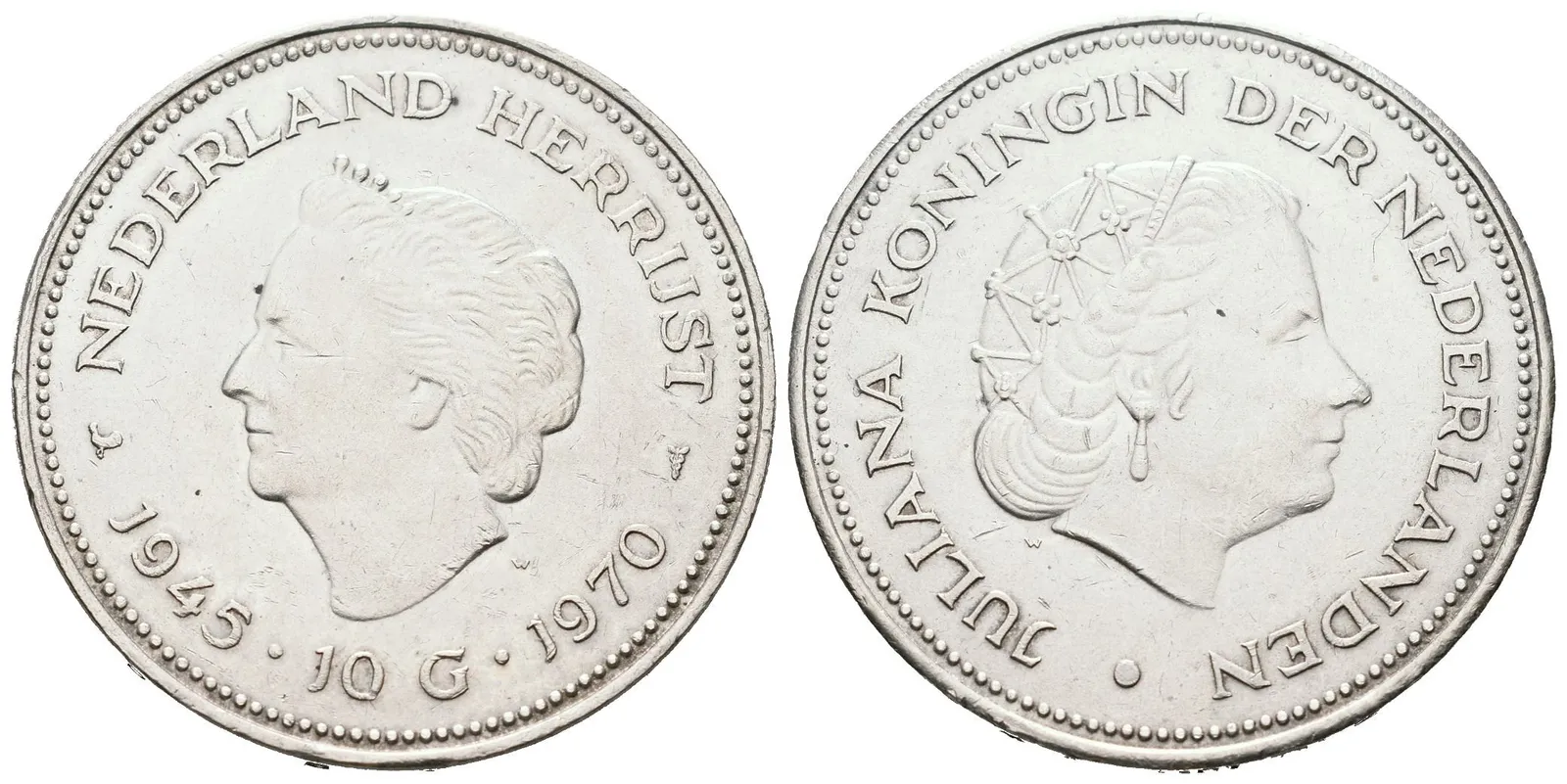 Nizozemí, 10 Gulden 1970 - Osvobození