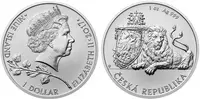 1 Dollar 2017 - Český lev - fotografie 3