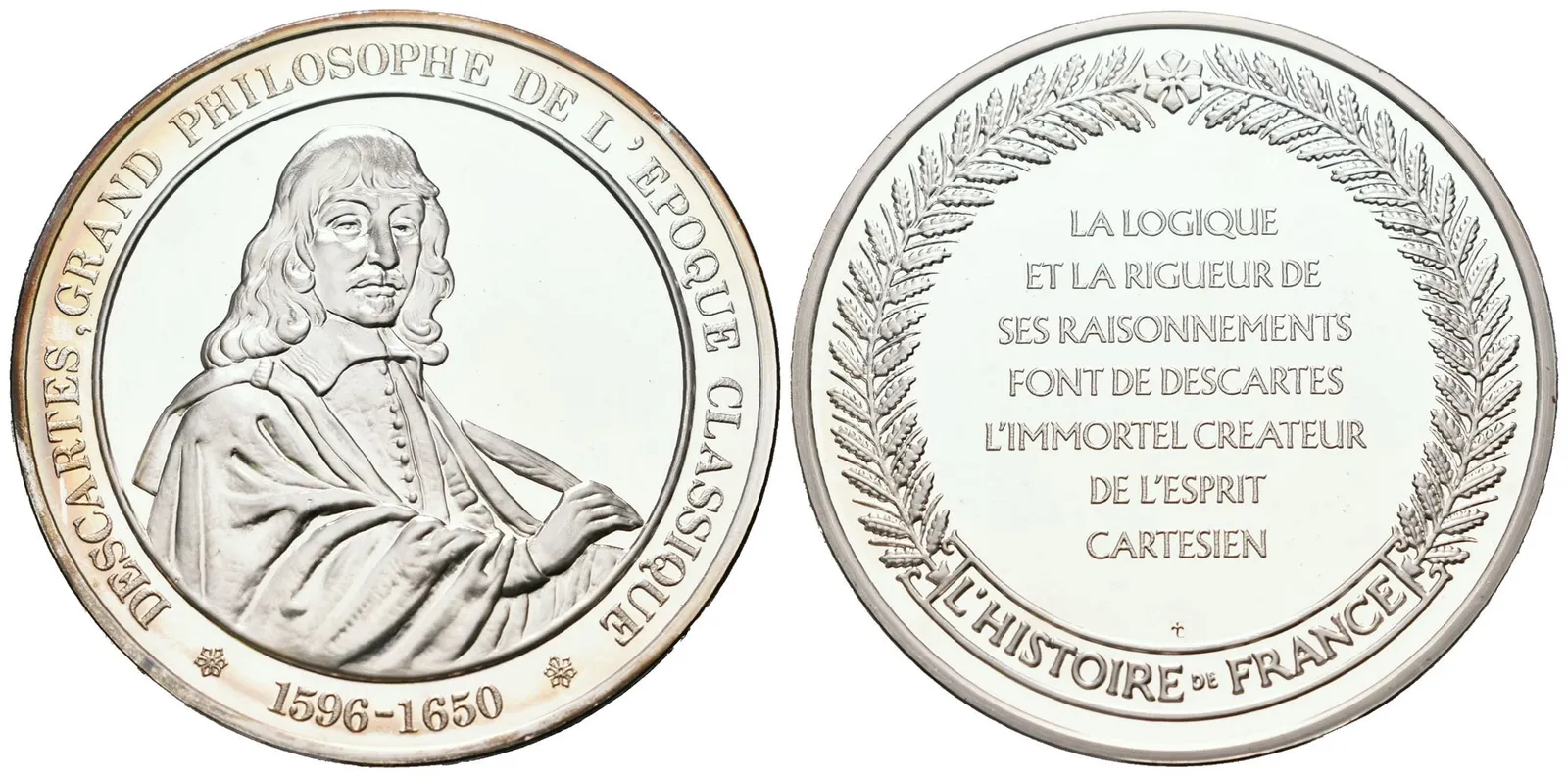 Francie - AR Medaile b.l. - Descartes