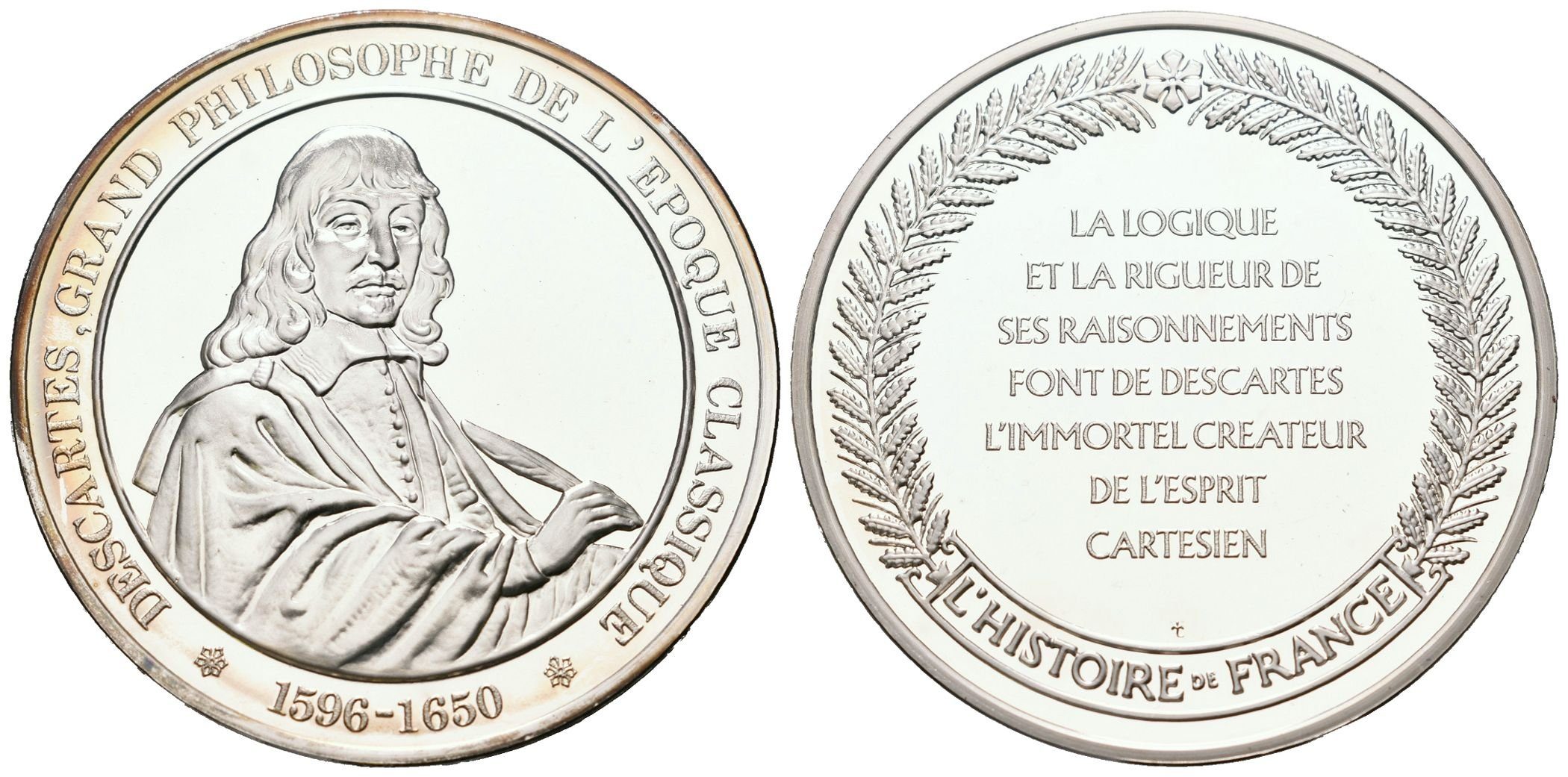 Francie - AR Medaile b.l. - Descartes