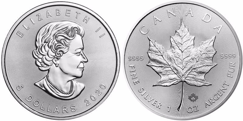 Kanada, 5 Dollars 2020 - Maple Leaf