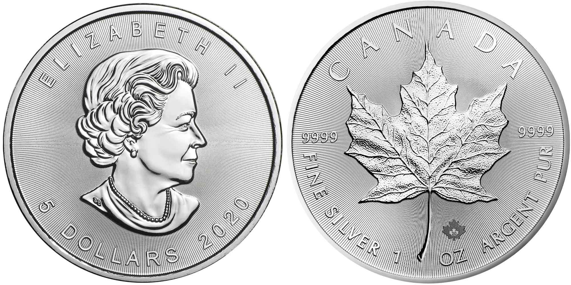Kanada, 5 Dollars 2020 - Maple Leaf