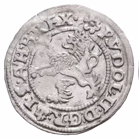 Malý groš 1584, Praha-Ercker, HN.20b (opis 6c), velmi pěkná zachovalost, patina