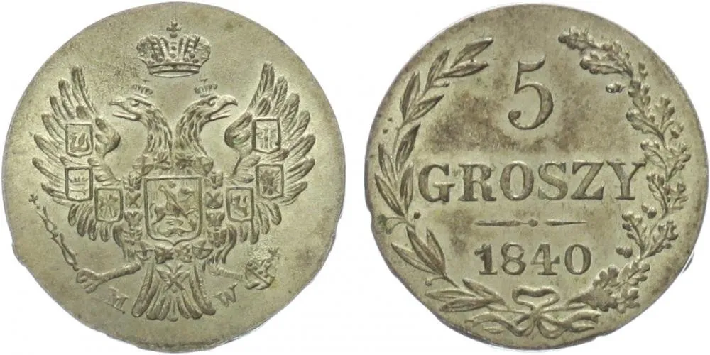 Ražby pro Polsko, Mikuláš I., 1825 - 1855 — 1