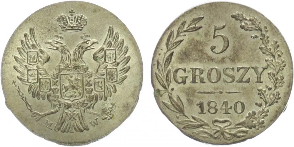 Ražby pro Polsko, Mikuláš I., 1825 - 1855 — 1