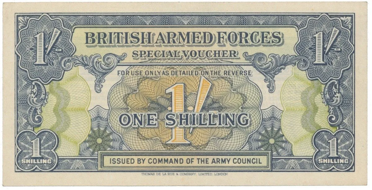 Velká Británie, 1 Shilling (1946), BAF - vojenské vydání, P.M11a