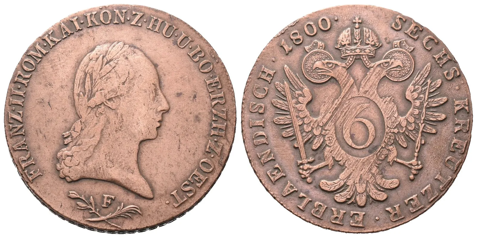 František II., 6 Krejcar 1800 F