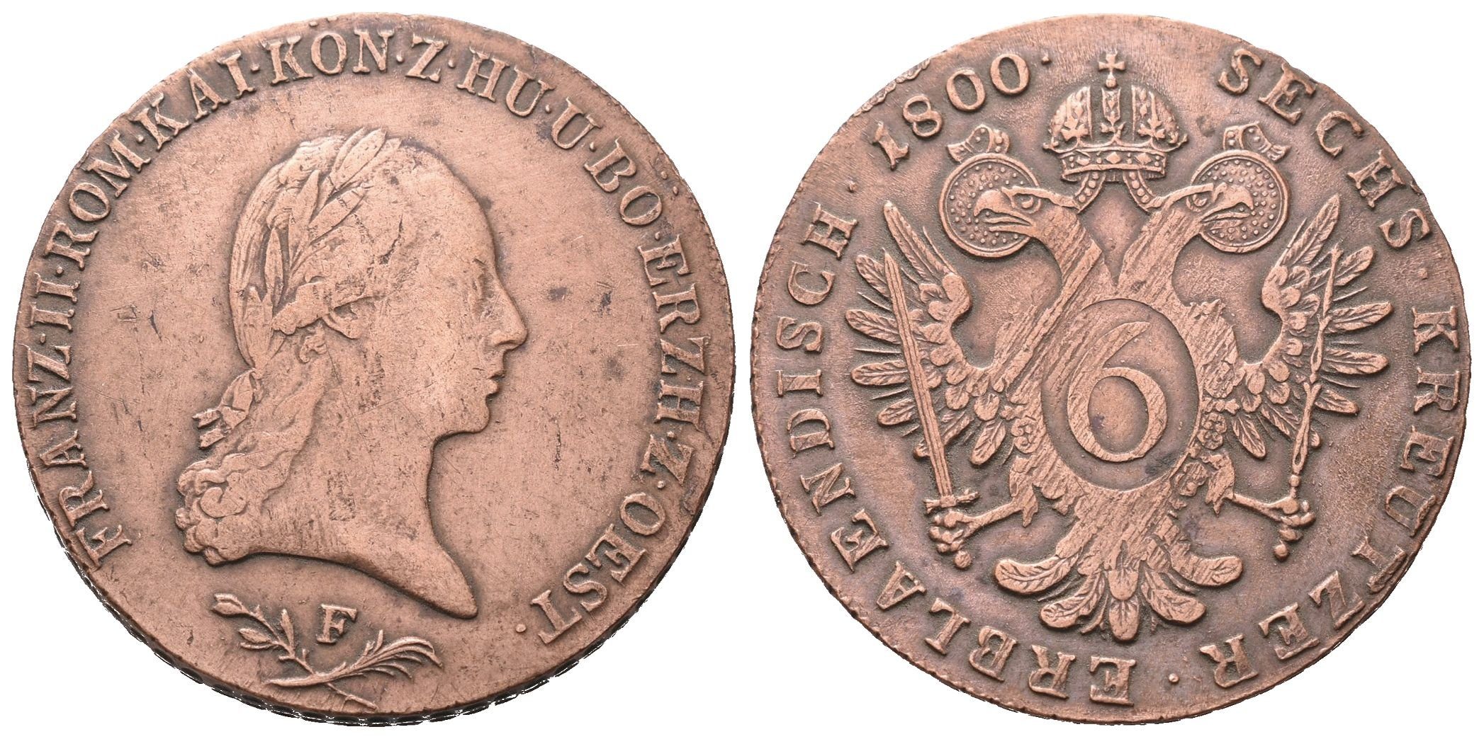 František II., 6 Krejcar 1800 F