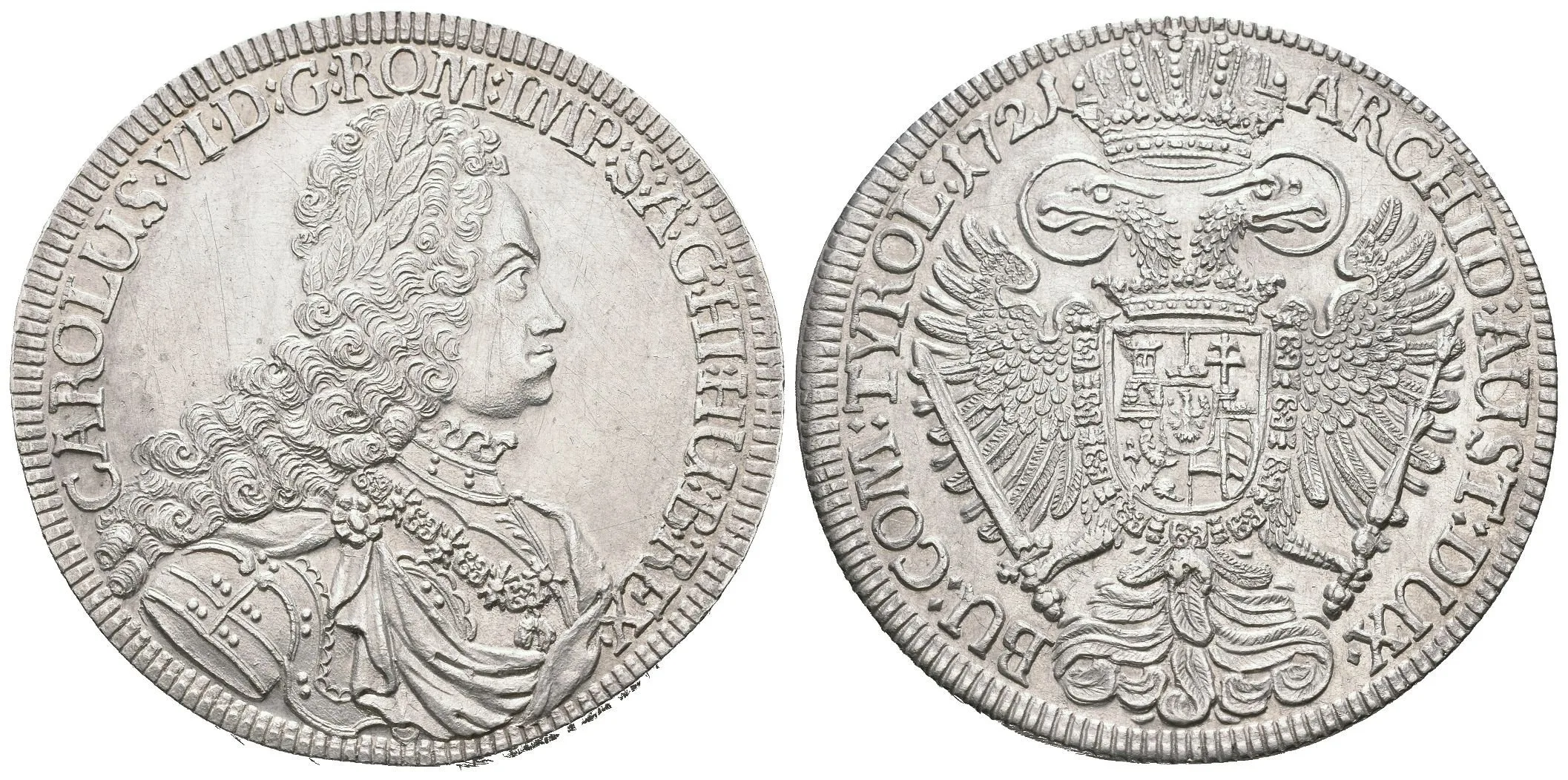 Tolar 1721, Hall, Dav.1053, KM.692 (28,72 g) — 1