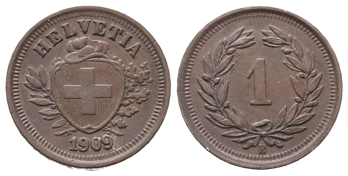 Švýcarsko, Rappen 1909