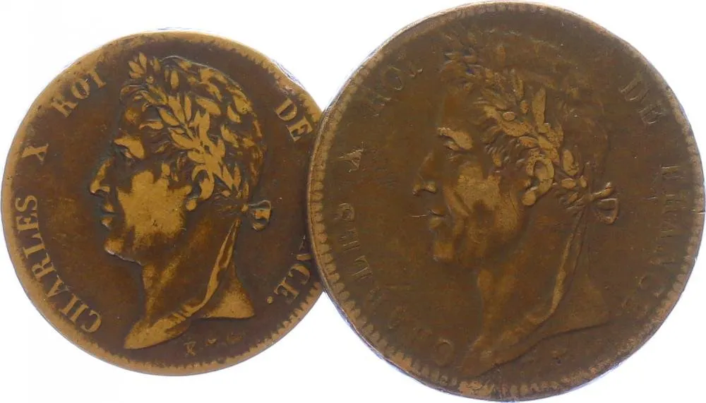 Francie, Charles X., 1824 - 1830 — 1