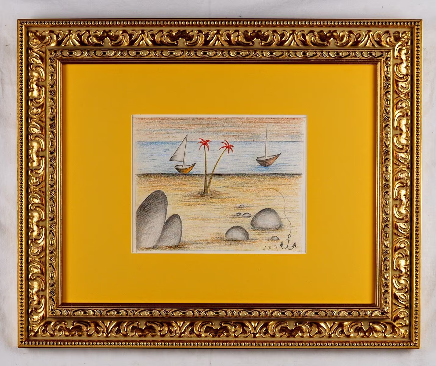 Jan Zrzavý: Jan Zrzavý (1890 - 1977) - Dvě loďky a palmy