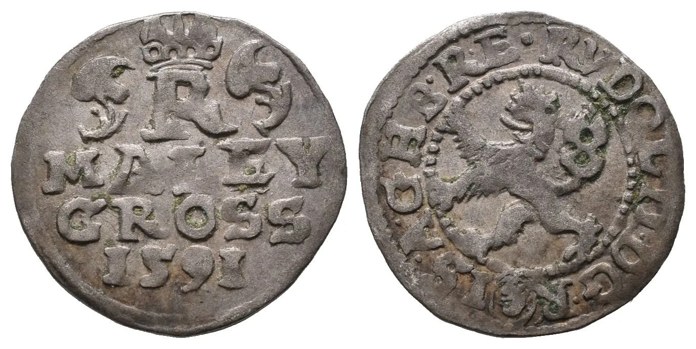 Malý groš 1591, Rudolf II.