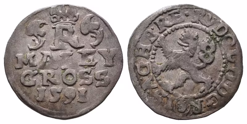 Malý groš 1591, Rudolf II.