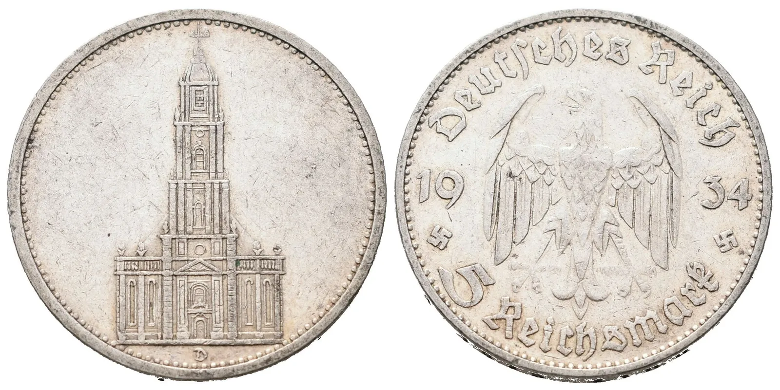 III. říše, 5 Marka 1934 D