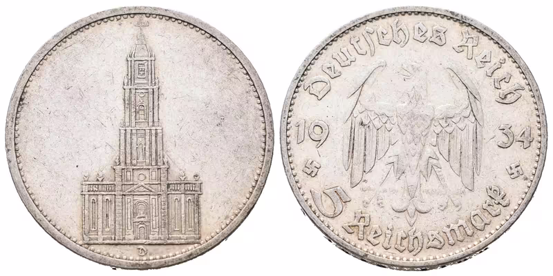 III. říše, 5 Marka 1934 D