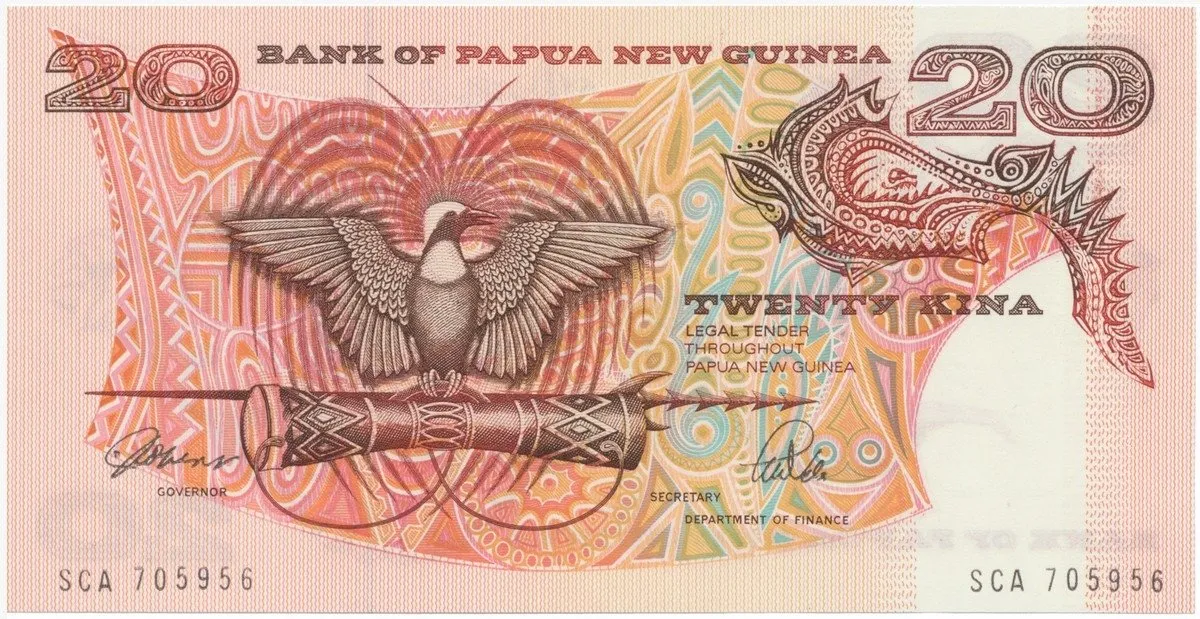 Papua Nová Guinea, 20 Kina (1981), P.10a