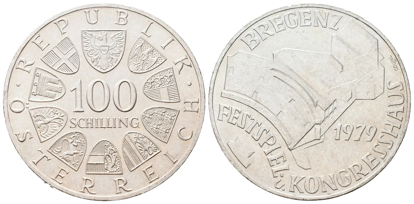 Rakousko, 100 Schilling 1979 - Bregenz