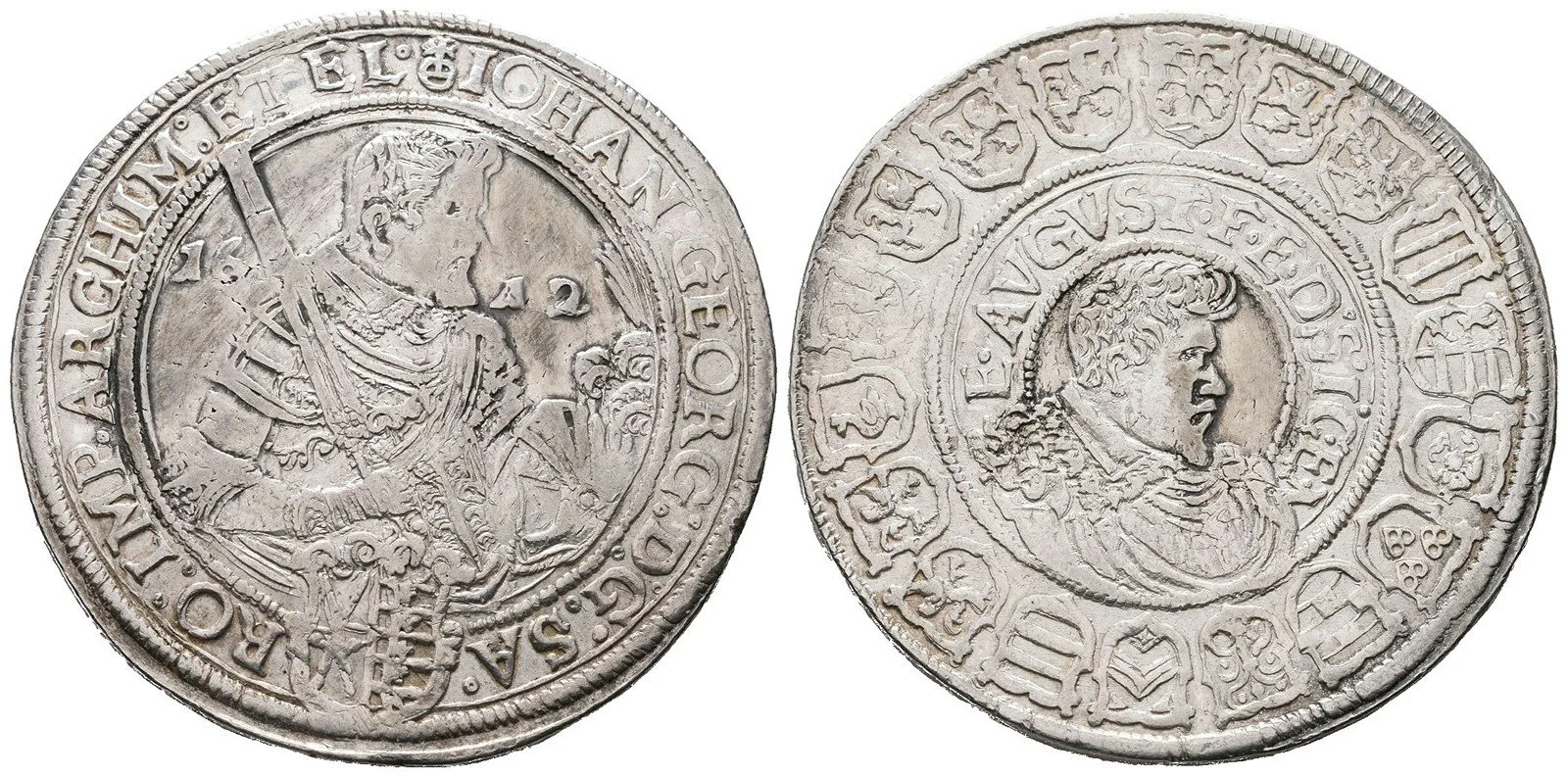 Sasko, Johann Georg I. a August, 1611 - 1615 — 1