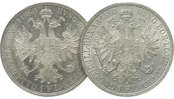 Rakouská a spolková měna, 1857 - 1892 — 1