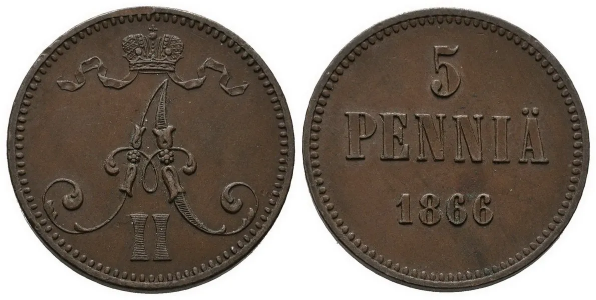 Ražby pro Finsko, Alexander II., 1855 - 1881 — 1