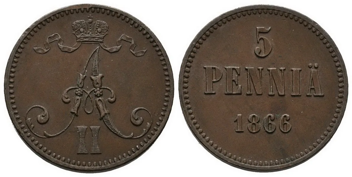 Ražby pro Finsko, Alexander II., 1855 - 1881 — 1