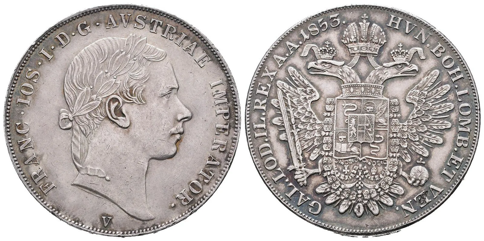 Konvenční měna, 1848 - 1857 — 1