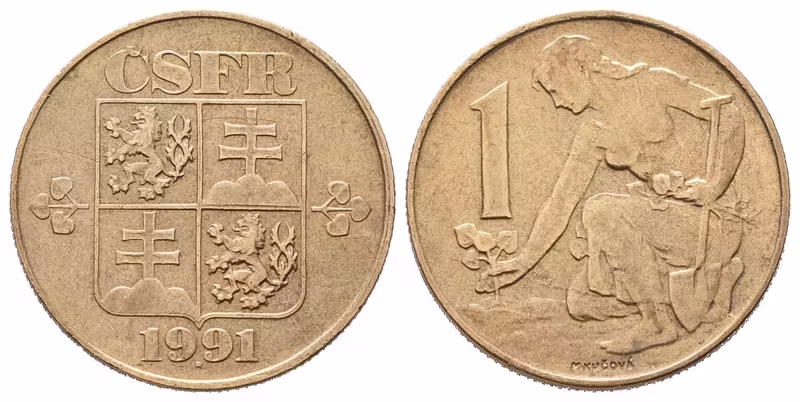 1 Koruna 1991