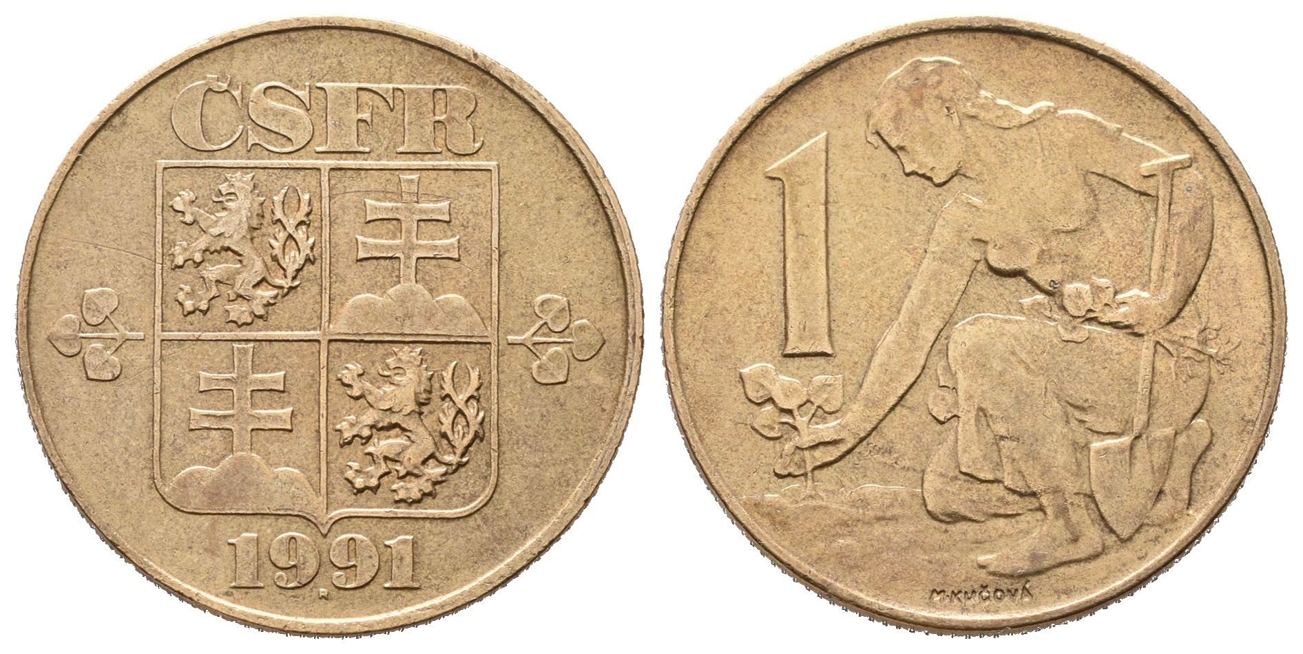 1 Koruna 1991