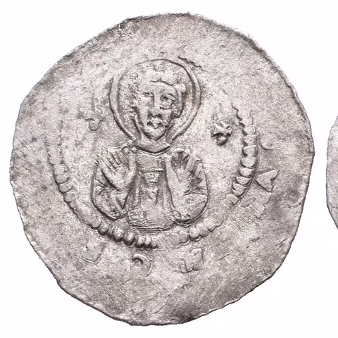 Denár, Cach 589 (0,88 g), patina, nedor. opisy, rysky