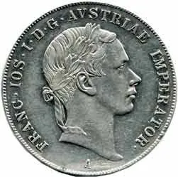 Konvenční měna, 1848 - 1857 — 1