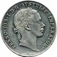Konvenční měna, 1848 - 1857 — 1