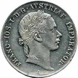 Konvenční měna, 1848 - 1857 — 1