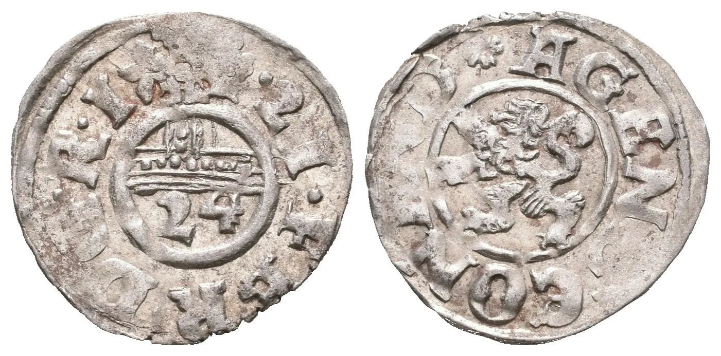 1/24 Taler (Groš) 1621, Rv: AGENDO CONANDO, pod. Welter 1236, — 1