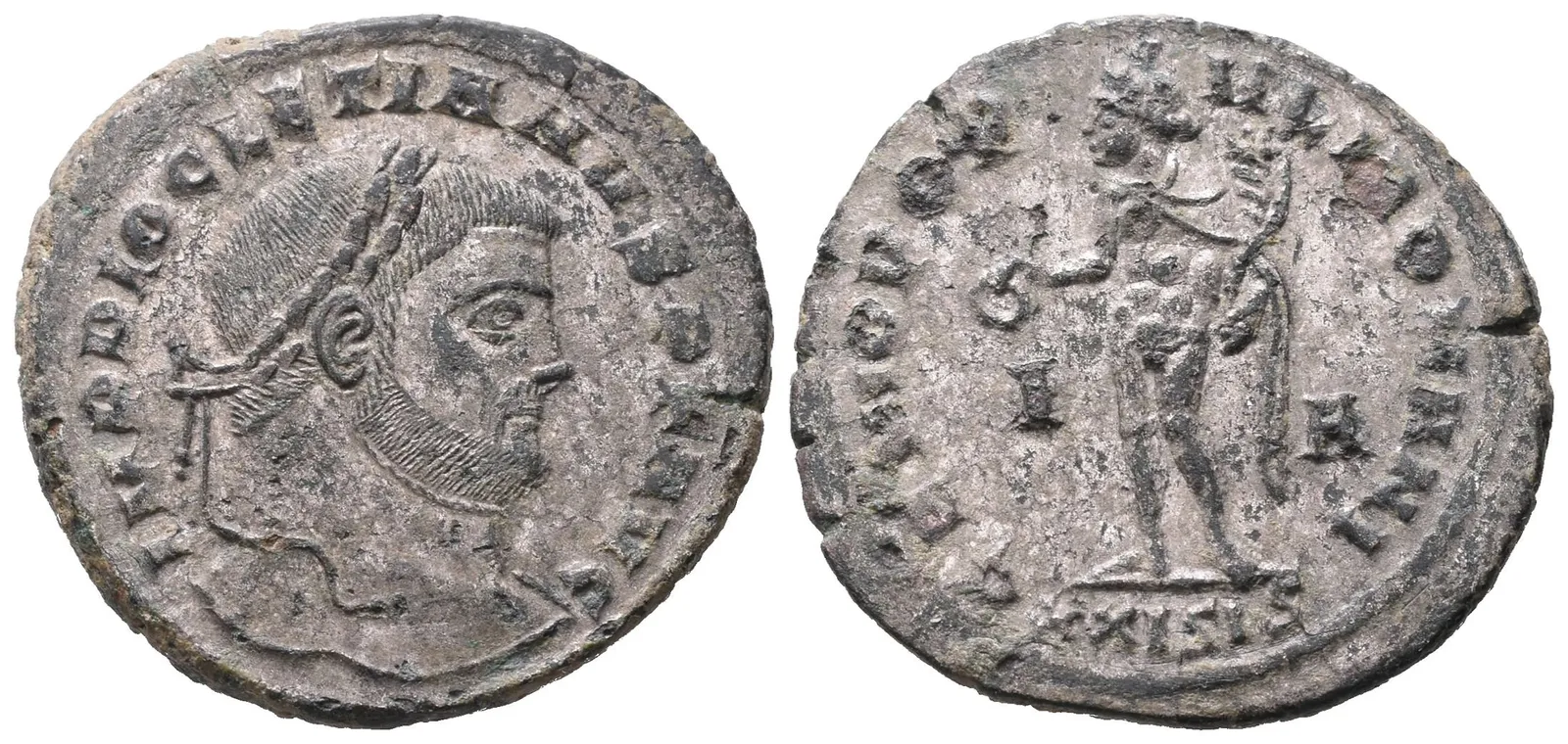 Diocletian, follis, Siscia, RIC 108