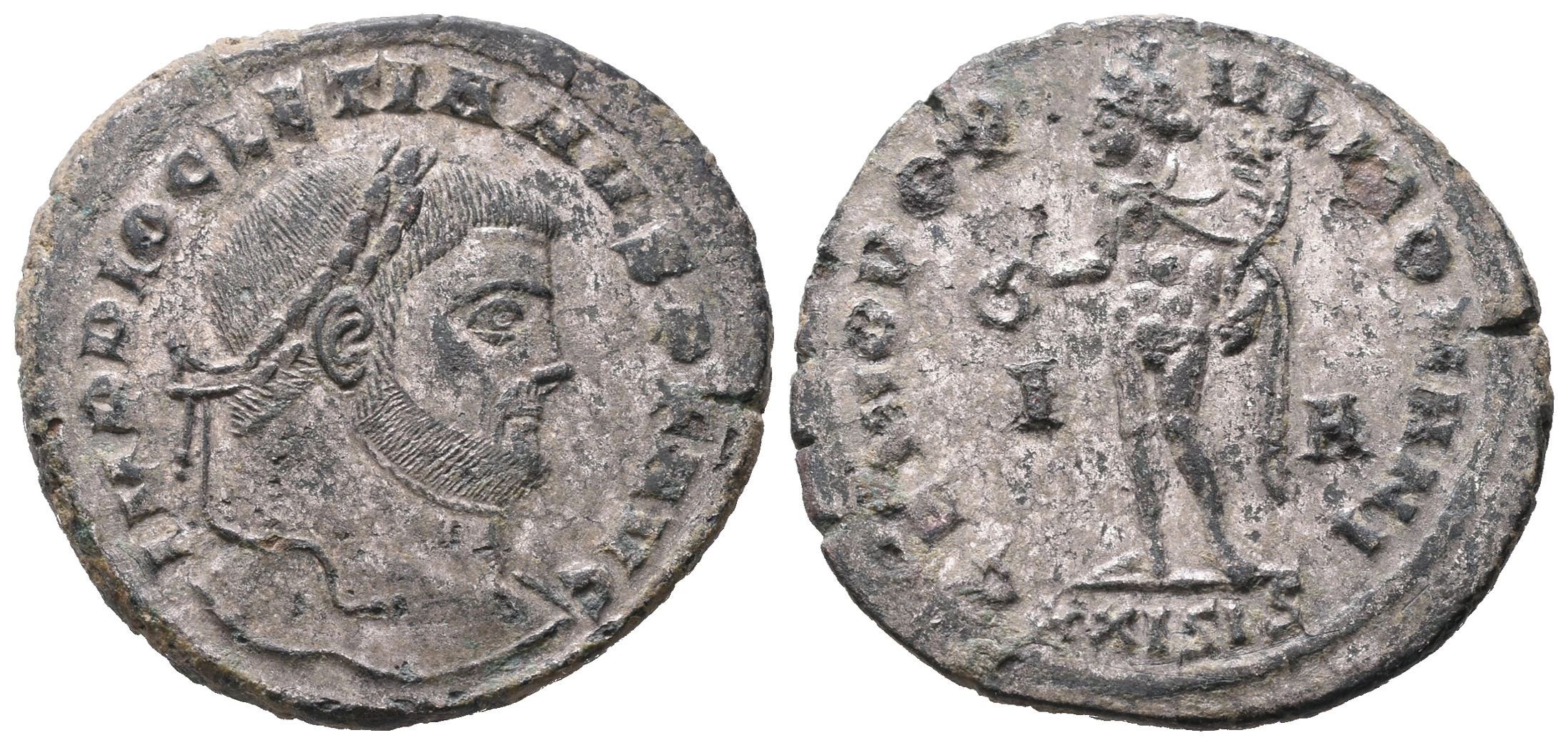 Diocletian, follis, Siscia, RIC 108