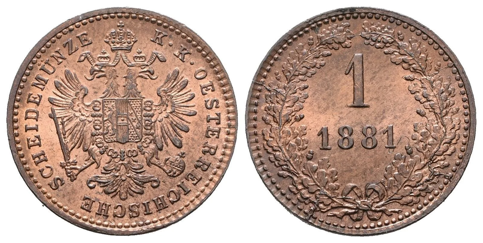 Rakouská a spolková měna, 1857 - 1892 — 1