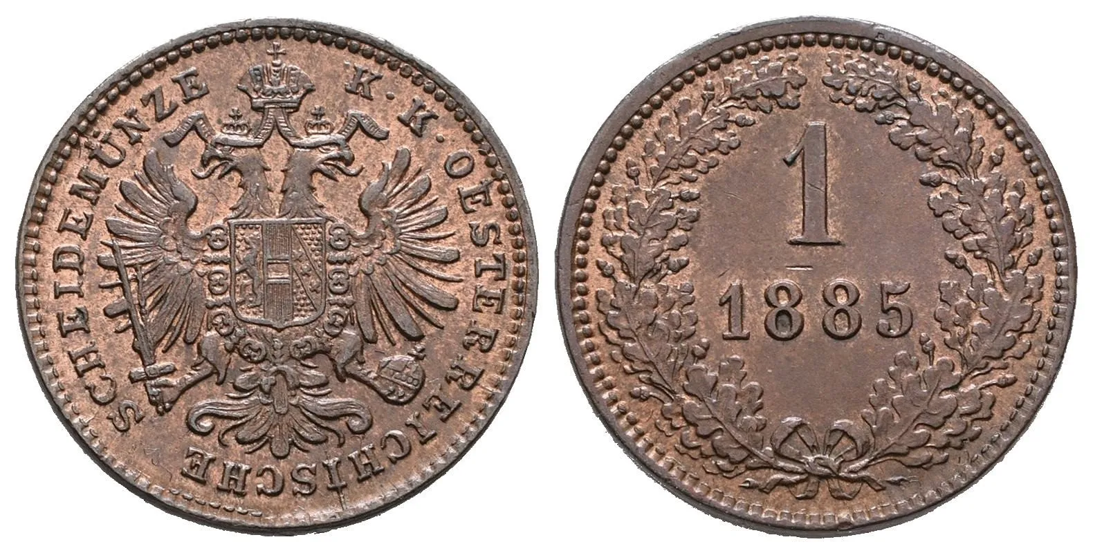 Rakouská a spolková měna, 1857 - 1892 — 1