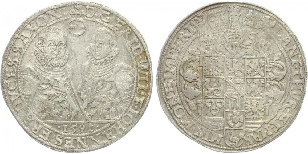 Sasko - Weimar, Friedrich Wilhelm I. a Johann III., 1573 - 1603 — 1