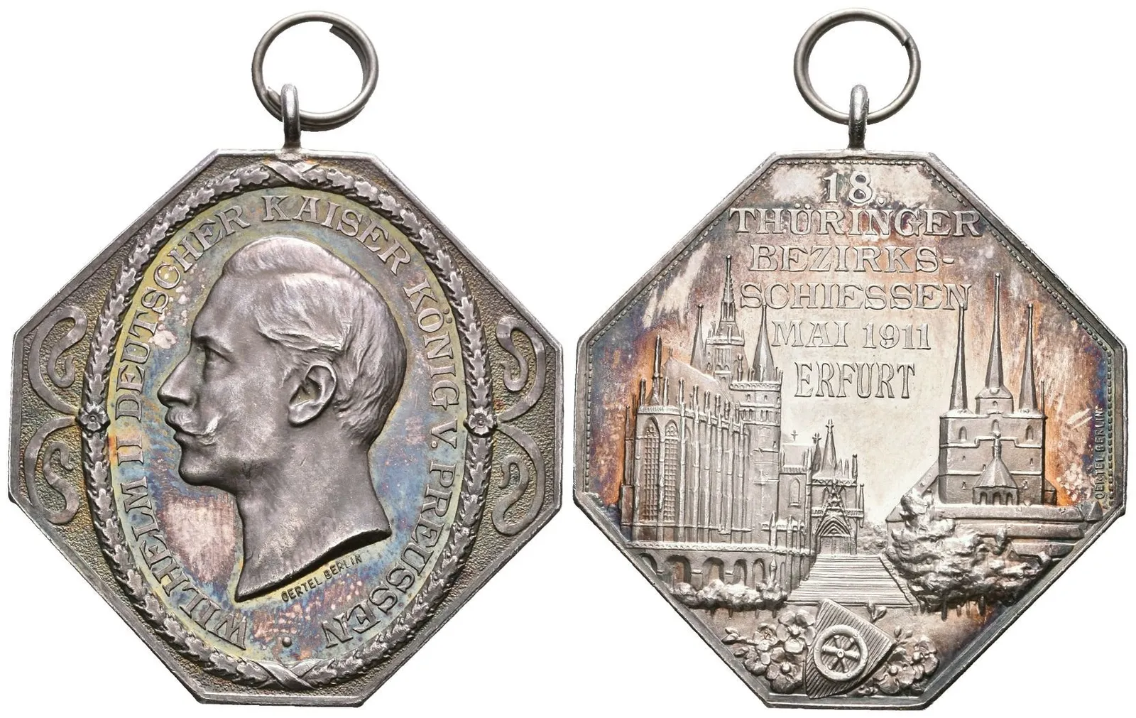 AR Klipa 1911 (Oertel) - 18. Durynské okresní střelby v Erfurtu. — 1