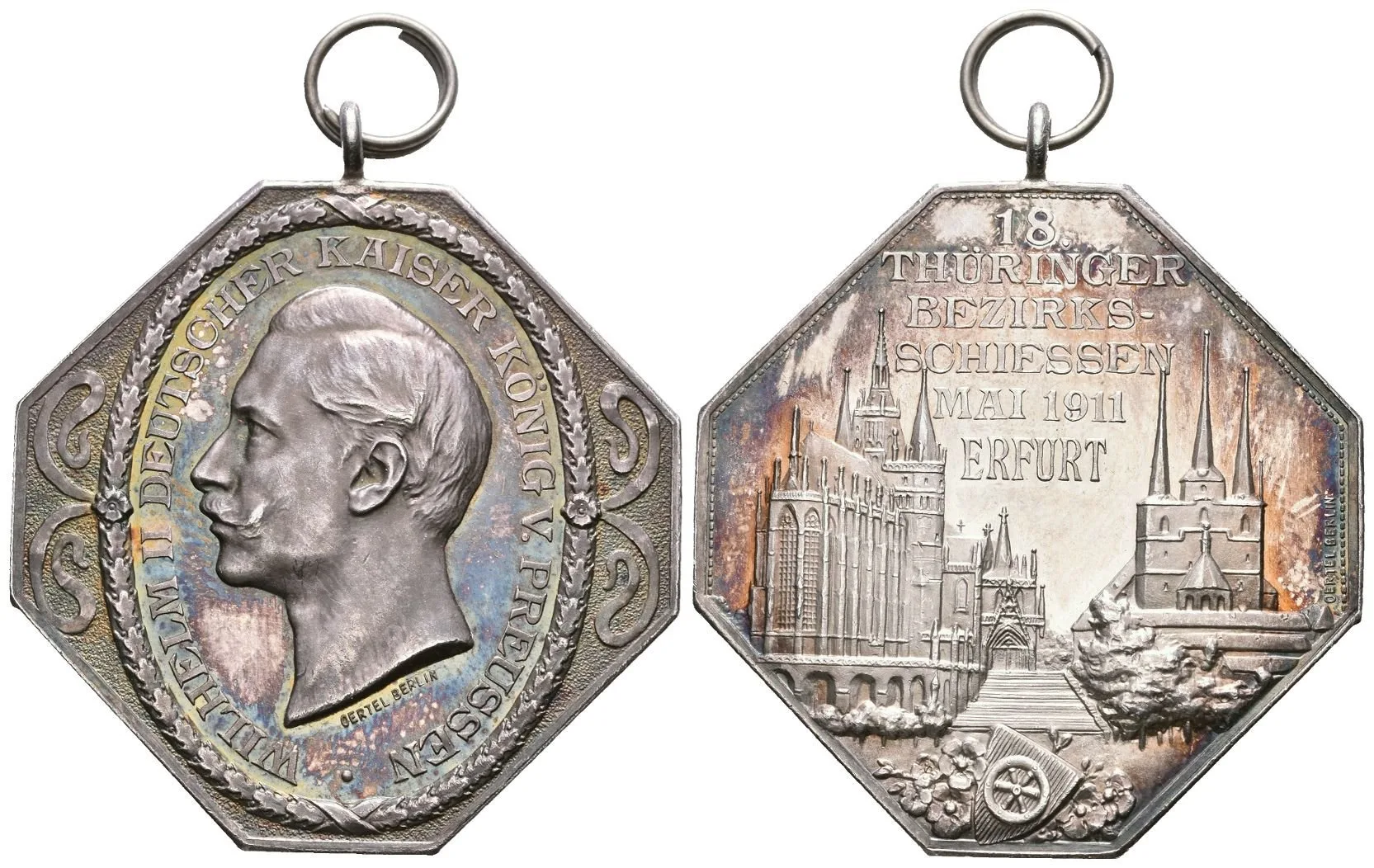 AR Klipa 1911 (Oertel) - 18. Durynské okresní střelby v Erfurtu. — 1